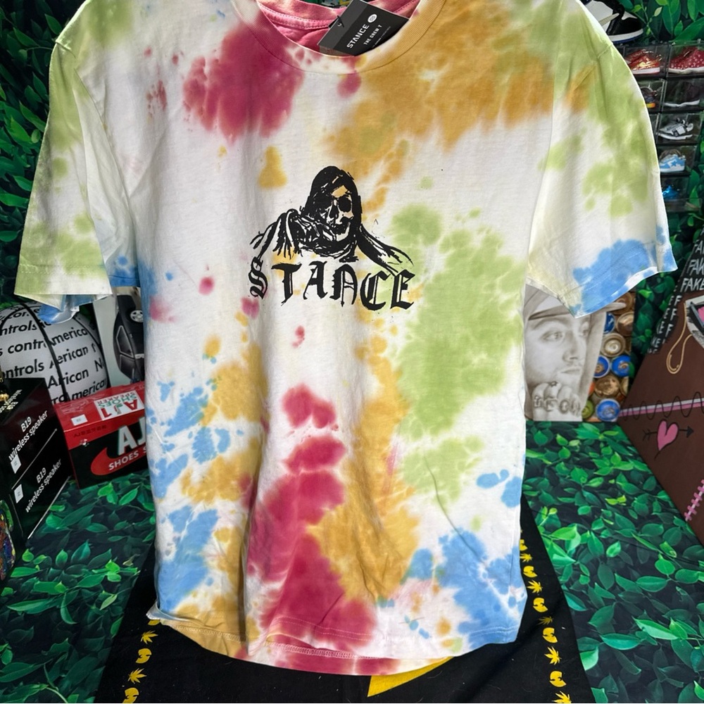Stance Multicolor Tie-Dye T Shirt Size Medium NWT